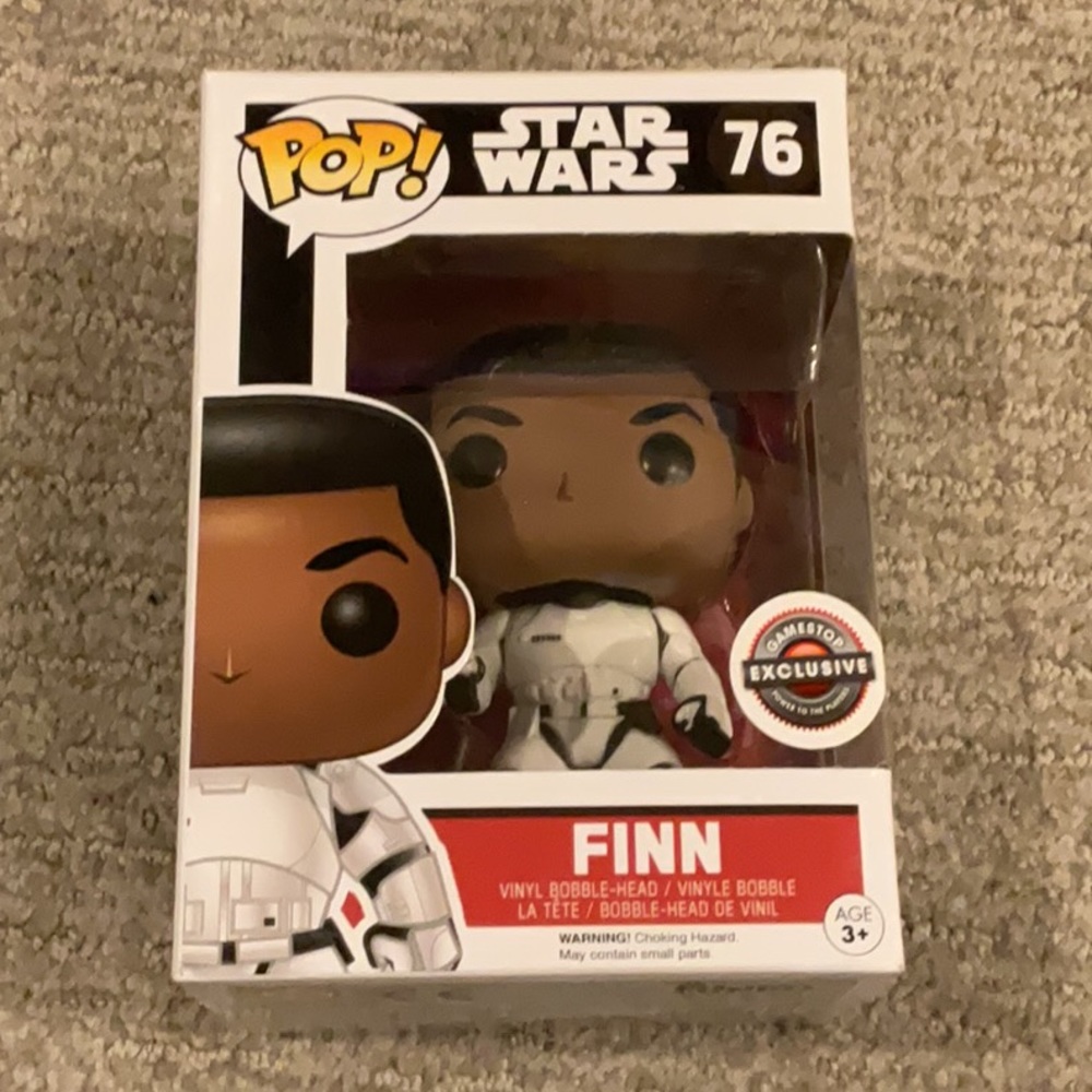 Funko Pop Star Wars Finn GameStop Exclusive #76